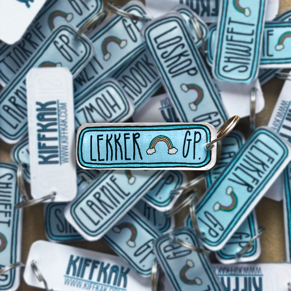 NUMBER PLATE KEYRING